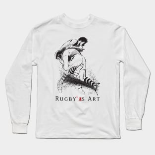 Rugby Front-Tackle by PPereyra Long Sleeve T-Shirt